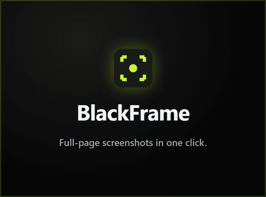 BlackFrame preview 2